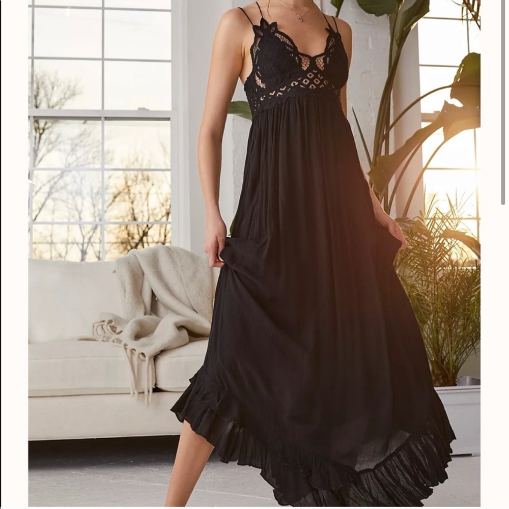 Free People Adella Maxi Slip Dress